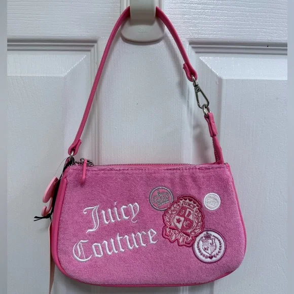 NWT Juicy Couture Juicy Girls Rule Wristlet in Cherry 🍒 Blossom - Picture 1 of 5